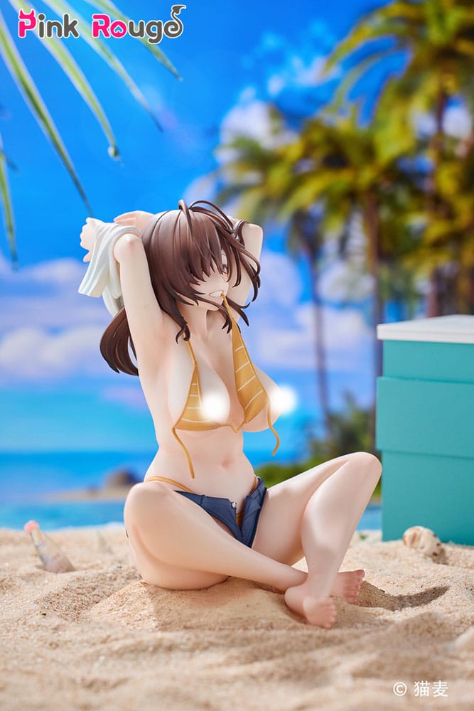 Original Character PVC 1/7 Danjo no Yujo ga Seiritsu Dekinai Type no Onna Tomodachi 15cm - Scale Statue - Pink Rouge - Hobby Figures UK