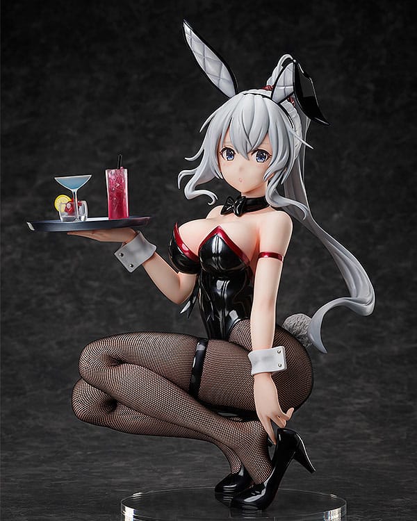 Original Character PVC Statue 1/4 Black Bunny Illustration by TEDDY 32cm - Scale Statue - FREEing - Hobby Figures UK