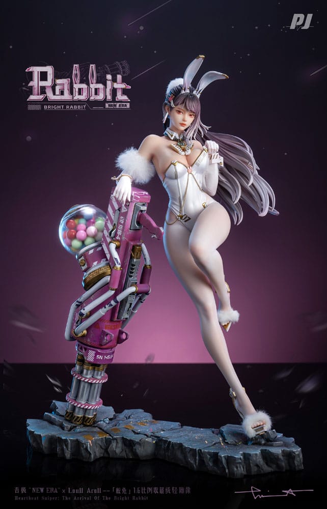 Original Character PVC Statue 1/6 Bright Rabbit Illustration by Loull Aroll x New Era 37cm - Scale Statue - PIJI - Hobby Figures UK