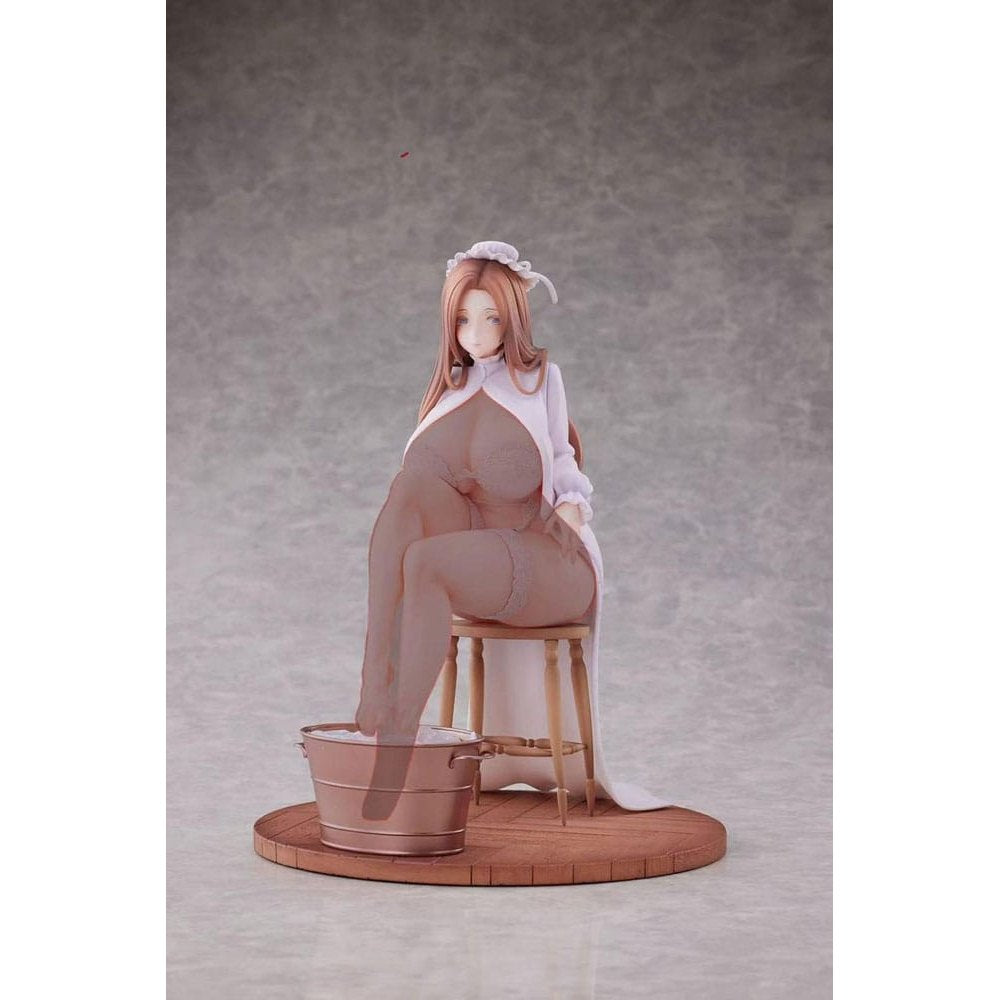 Original Character PVC Statue 1/6 Footbath - Edea DX Ver. Additional Bonus 23cm - Scale Statue - Deity´s Collector - Hobby Figures UK