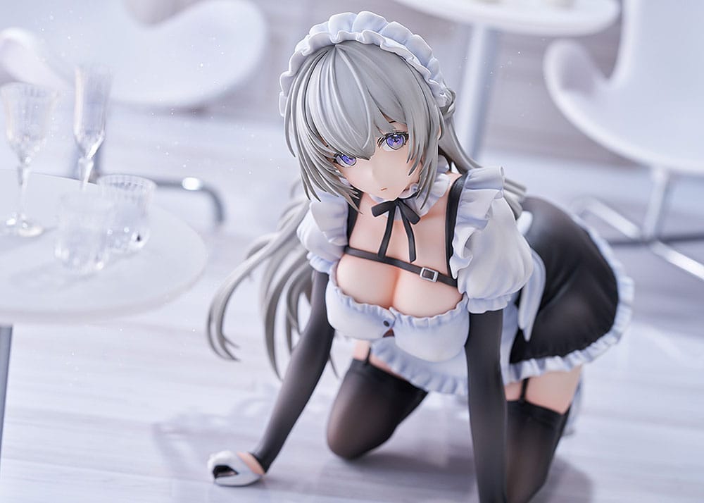 Original Character PVC Statue 1/6 Maid Maison Too Shiraishi Illustration by Io Haori 18cm - Scale Statue - DMM Factory - Hobby Figures UK