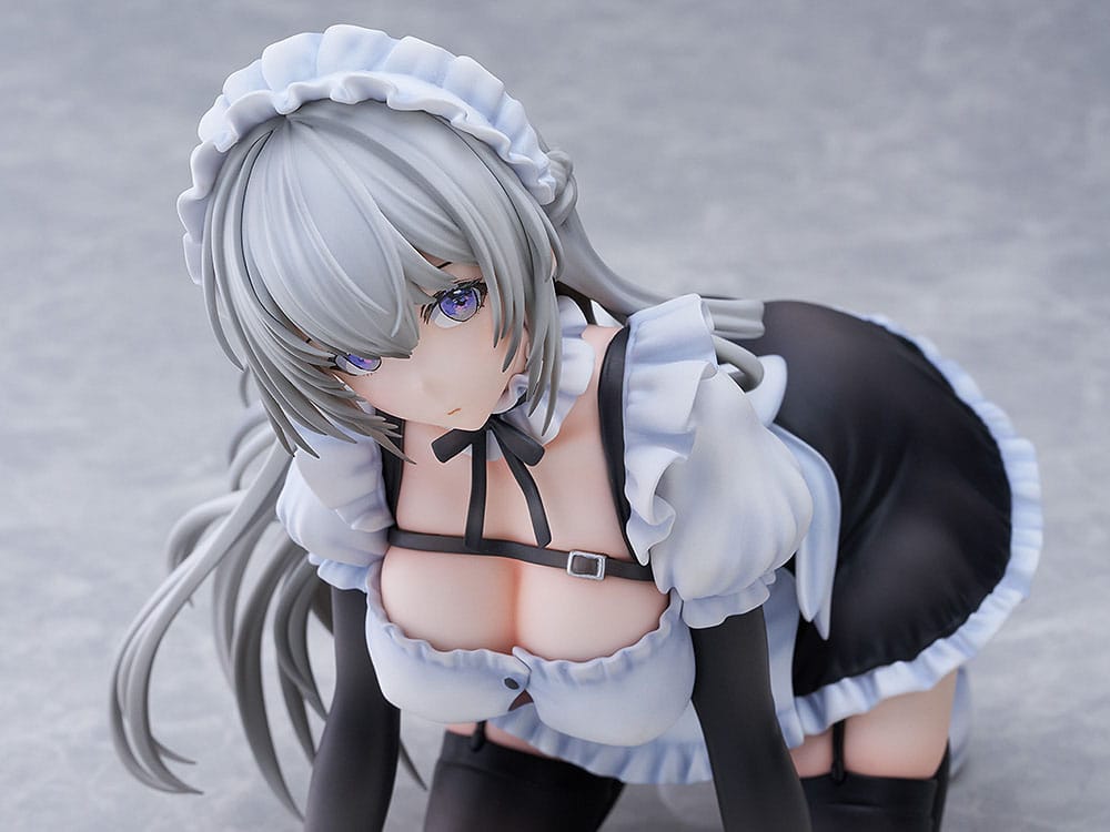 Original Character PVC Statue 1/6 Maid Maison Too Shiraishi Illustration by Io Haori 18cm - Scale Statue - DMM Factory - Hobby Figures UK