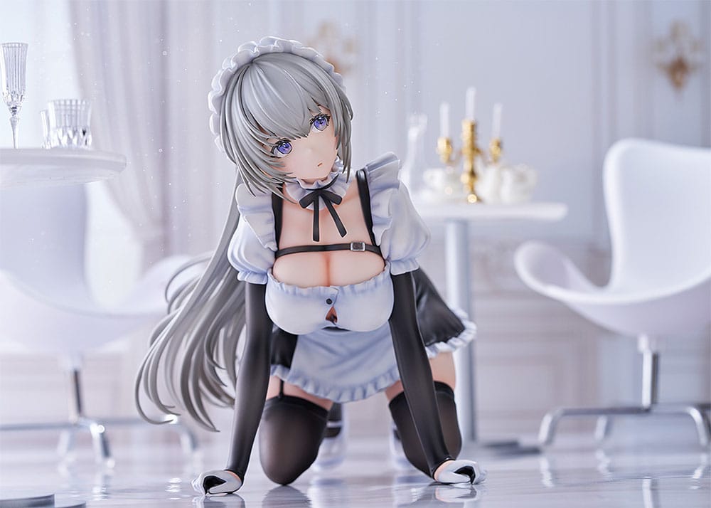 Original Character PVC Statue 1/6 Maid Maison Too Shiraishi Illustration by Io Haori 18cm - Scale Statue - DMM Factory - Hobby Figures UK
