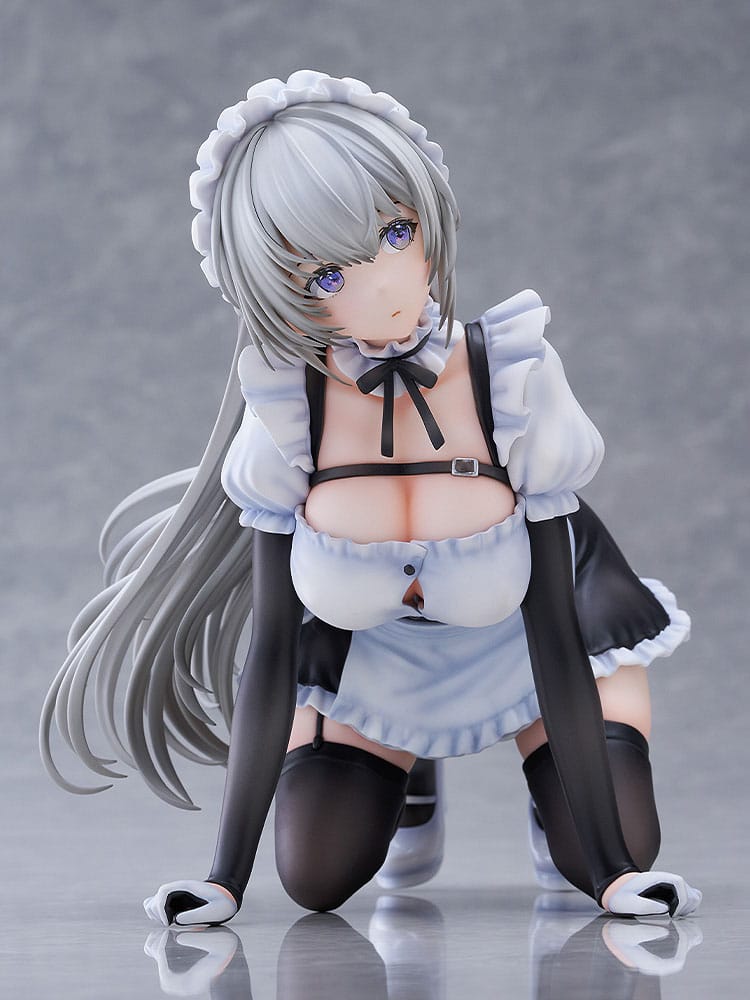 Original Character PVC Statue 1/6 Maid Maison Too Shiraishi Illustration by Io Haori 18cm - Scale Statue - DMM Factory - Hobby Figures UK