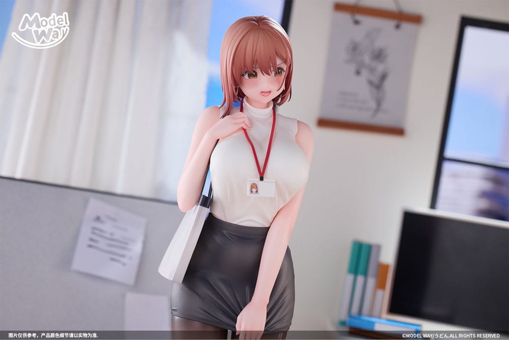 Original Character PVC Statue 1/6 OL-chan Illustration by Udon. 28cm - Scale Statue - Model Way - Hobby Figures UK