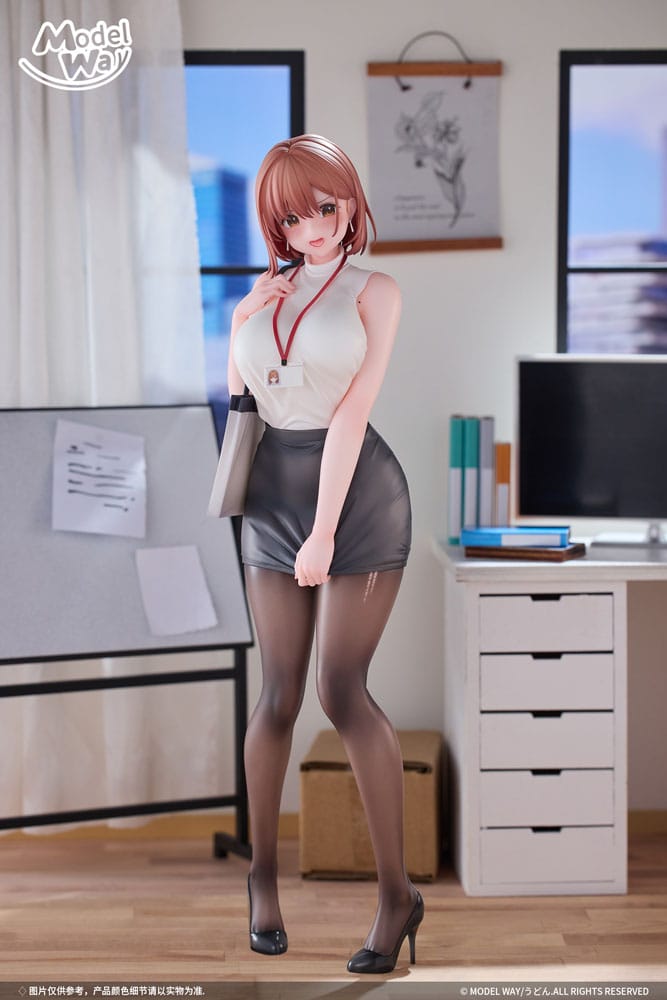 Original Character PVC Statue 1/6 OL-chan Illustration by Udon. 28cm - Scale Statue - Model Way - Hobby Figures UK