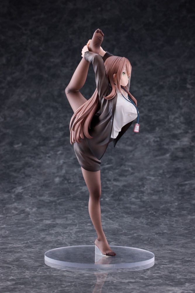 Original Character PVC Statue 1/6 OL-chan Who Doesn't Want to Go to Work White Ver. Deluxe Edition 26cm - Scale Statue - Magi Arts - Hobby Figures UK