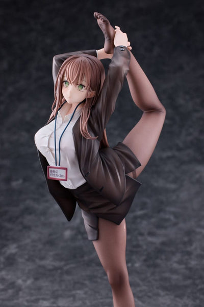 Original Character PVC Statue 1/6 OL-chan Who Doesn't Want to Go to Work White Ver. Deluxe Edition 26cm - Scale Statue - Magi Arts - Hobby Figures UK