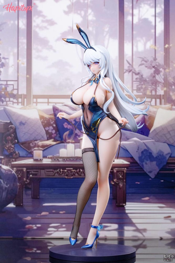 Original Character PVC Statue 1/6 Qi Kai De Sheng Bunny Girl illustration by Machi 29cm - Scale Statue - BearPanda - Hobby Figures UK