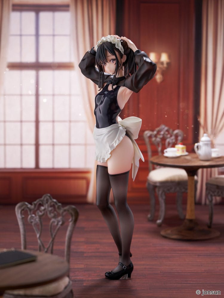 Original Character PVC Statue 1/6 Sakura Shiori Competition Swimsuit Maid 27cm - Scale Statue - KoiKoi - Hobby Figures UK
