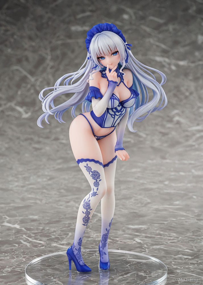 Original Character PVC Statue 1/6 Shion Blue Butterfly Illustration by Michiking 27cm - Scale Statue - Vibrastar - Hobby Figures UK