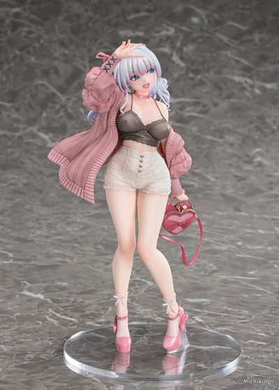 Original Character PVC Statue 1/6 Shion Passion Pink Illustration by Michiking 27cm - Scale Statue - Vibrastar - Hobby Figures UK