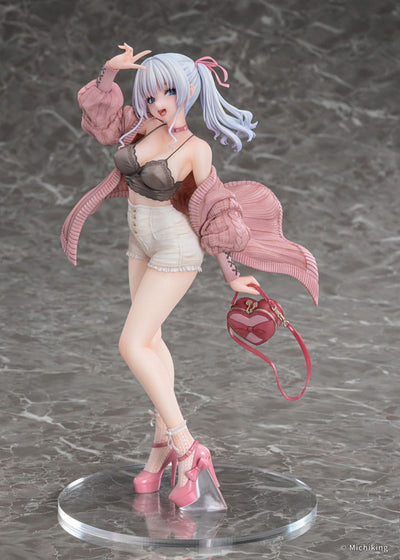 Original Character PVC Statue 1/6 Shion Passion Pink Illustration by Michiking 27cm - Scale Statue - Vibrastar - Hobby Figures UK