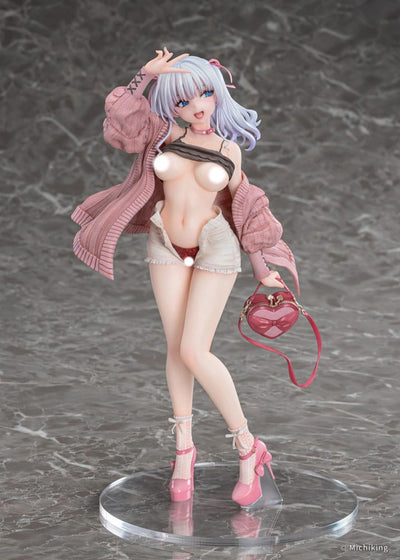 Original Character PVC Statue 1/6 Shion Passion Pink Illustration by Michiking 27cm - Scale Statue - Vibrastar - Hobby Figures UK