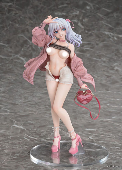 Original Character PVC Statue 1/6 Shion Passion Pink Illustration by Michiking 27cm - Scale Statue - Vibrastar - Hobby Figures UK