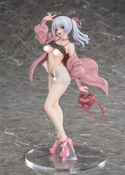 Original Character PVC Statue 1/6 Shion Passion Pink Illustration by Michiking 27cm - Scale Statue - Vibrastar - Hobby Figures UK
