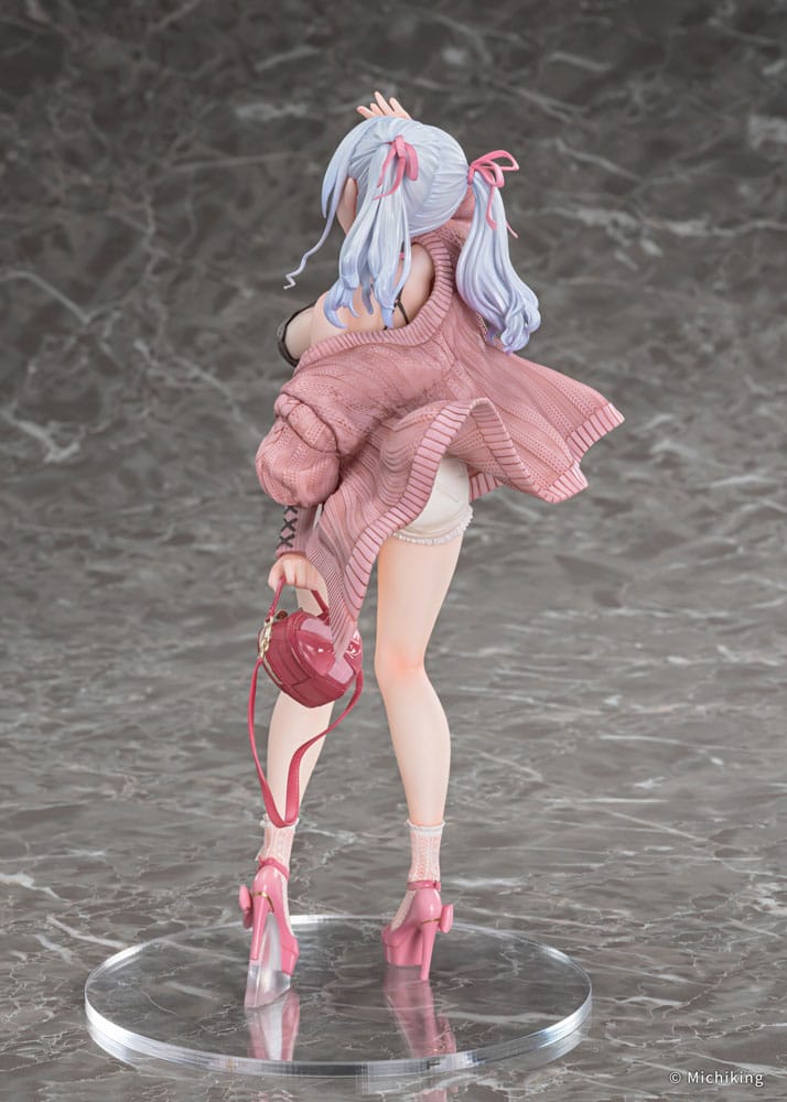Original Character PVC Statue 1/6 Shion Passion Pink Illustration by Michiking 27cm - Scale Statue - Vibrastar - Hobby Figures UK