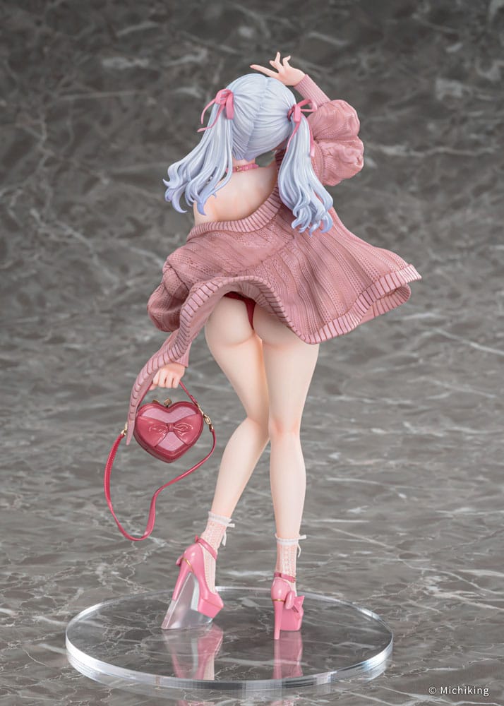 Original Character PVC Statue 1/6 Shion Passion Pink Illustration by Michiking 27cm - Scale Statue - Vibrastar - Hobby Figures UK
