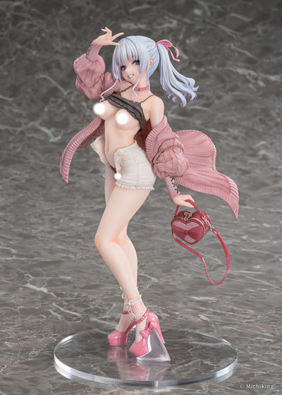 Original Character PVC Statue 1/6 Shion Passion Pink Illustration by Michiking 27cm - Scale Statue - Vibrastar - Hobby Figures UK