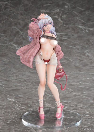 Original Character PVC Statue 1/6 Shion Passion Pink Illustration by Michiking 27cm - Scale Statue - Vibrastar - Hobby Figures UK
