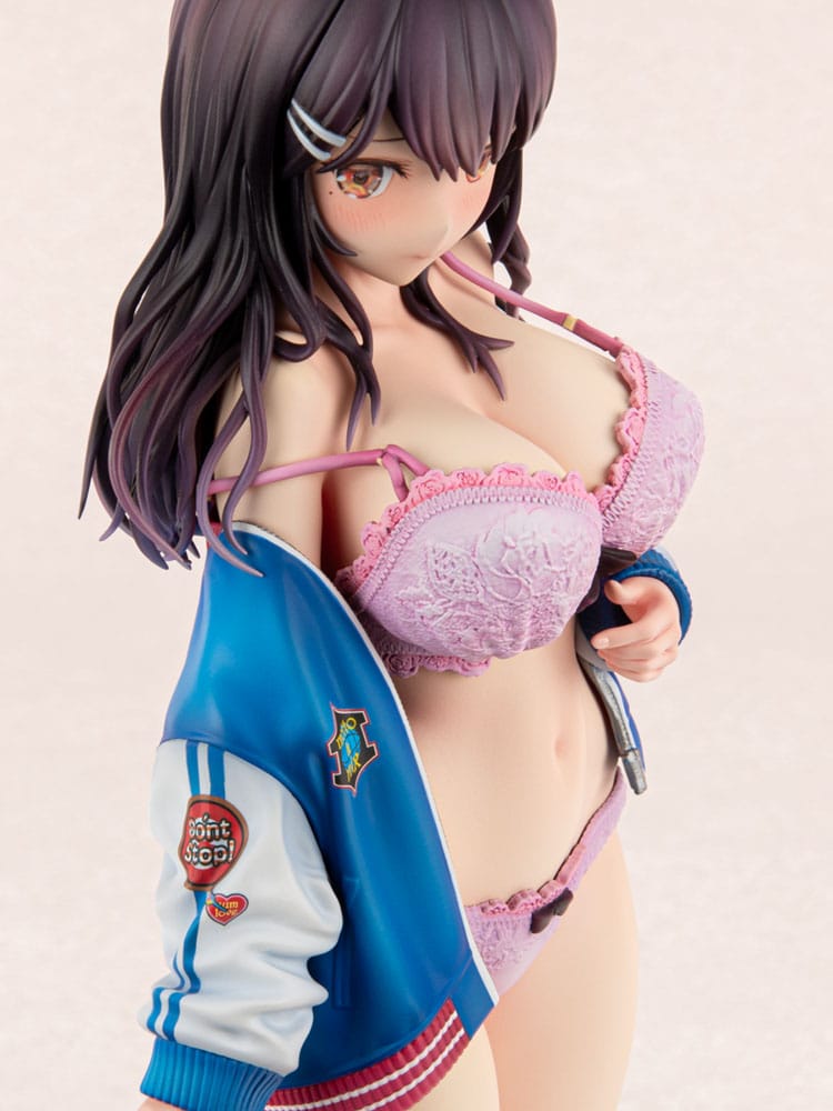Original Character PVC Statue 1/6 Sukajan Jacket Kanojo wa Cool de Itai! Kyouka Kagura 27cm - Scale Statue - MarchenPunch - Hobby Figures UK