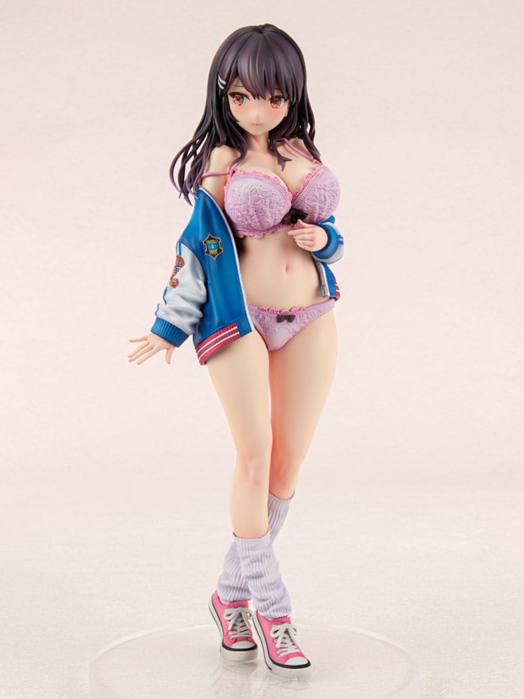 Original Character PVC Statue 1/6 Sukajan Jacket Kanojo wa Cool de Itai! Kyouka Kagura 27cm - Scale Statue - MarchenPunch - Hobby Figures UK