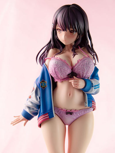 Original Character PVC Statue 1/6 Sukajan Jacket Kanojo wa Cool de Itai! Kyouka Kagura 27cm - Scale Statue - MarchenPunch - Hobby Figures UK