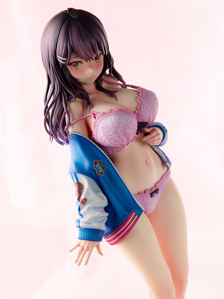 Original Character PVC Statue 1/6 Sukajan Jacket Kanojo wa Cool de Itai! Kyouka Kagura 27cm - Scale Statue - MarchenPunch - Hobby Figures UK