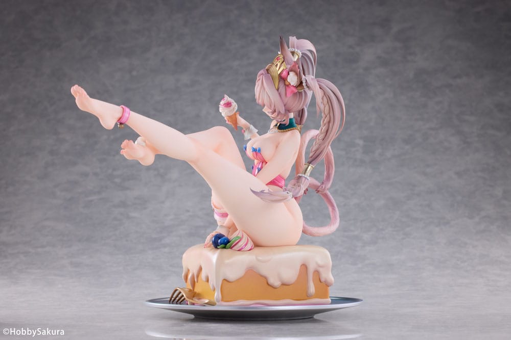 Original Character PVC Statue 1/6 Sweet Cat Illustration by Tuzhate Deluxe Edition 20cm - Scale Statue - Hobby Sakura - Hobby Figures UK