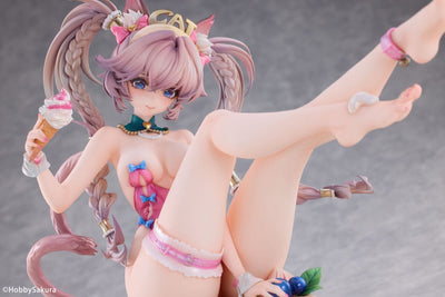 Original Character PVC Statue 1/6 Sweet Cat Illustration by Tuzhate Deluxe Edition 20cm - Scale Statue - Hobby Sakura - Hobby Figures UK
