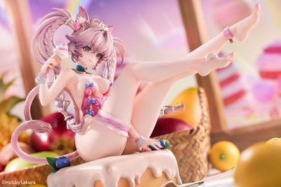 Original Character PVC Statue 1/6 Sweet Cat Illustration by Tuzhate Deluxe Edition 20cm - Scale Statue - Hobby Sakura - Hobby Figures UK