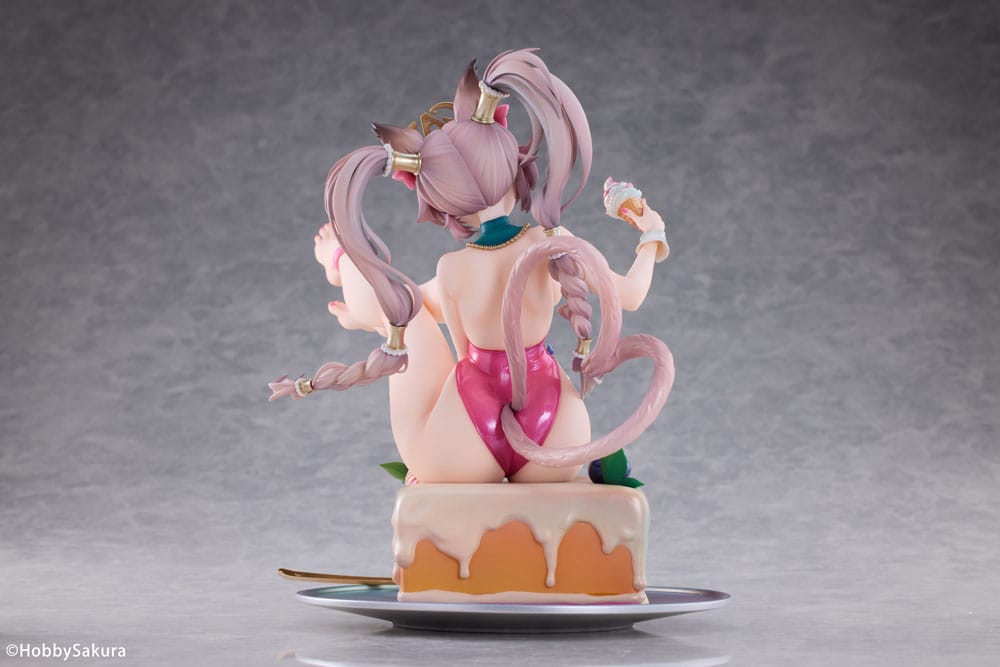 Original Character PVC Statue 1/6 Sweet Cat Illustration by Tuzhate Deluxe Edition 20cm - Scale Statue - Hobby Sakura - Hobby Figures UK