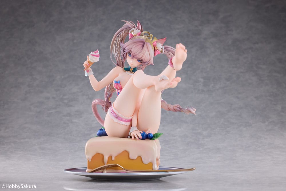 Original Character PVC Statue 1/6 Sweet Cat Illustration by Tuzhate Deluxe Edition 20cm - Scale Statue - Hobby Sakura - Hobby Figures UK