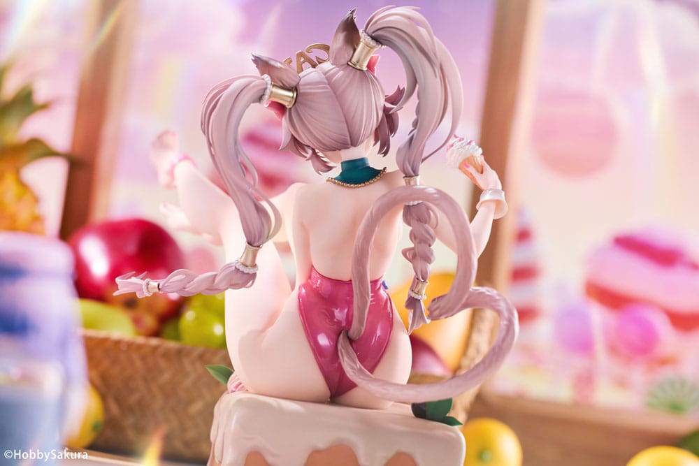 Original Character PVC Statue 1/6 Sweet Cat Illustration by Tuzhate Deluxe Edition 20cm - Scale Statue - Hobby Sakura - Hobby Figures UK