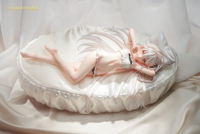 Original Character PVC Statue 1/7 Wakening White Haired-Chan Illustration by Hayashi Kewi 11cm - Scale Statue - Luminous Box - Hobby Figures UK