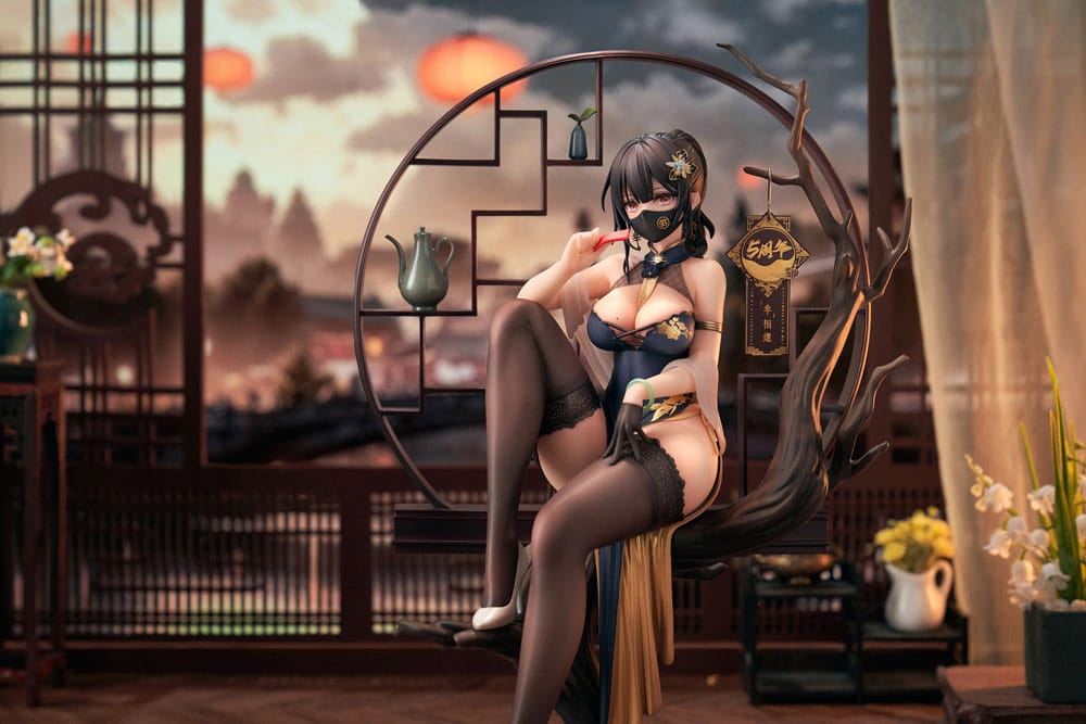 Original Character PVC Statue 1/7 Xiami China Dress Genboku Ver. 26cm - Scale Statue - APEX - Hobby Figures UK