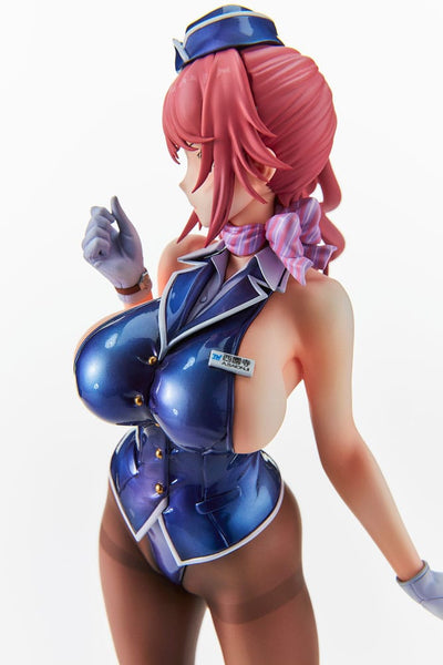 Original Character PVC Statue Tight na Oshigoto Work 3: Cabin Attendant Aya Saionji Antenna Shop Limited Edition 25cm - Scale Statue - Vertex - Hobby Figures UK