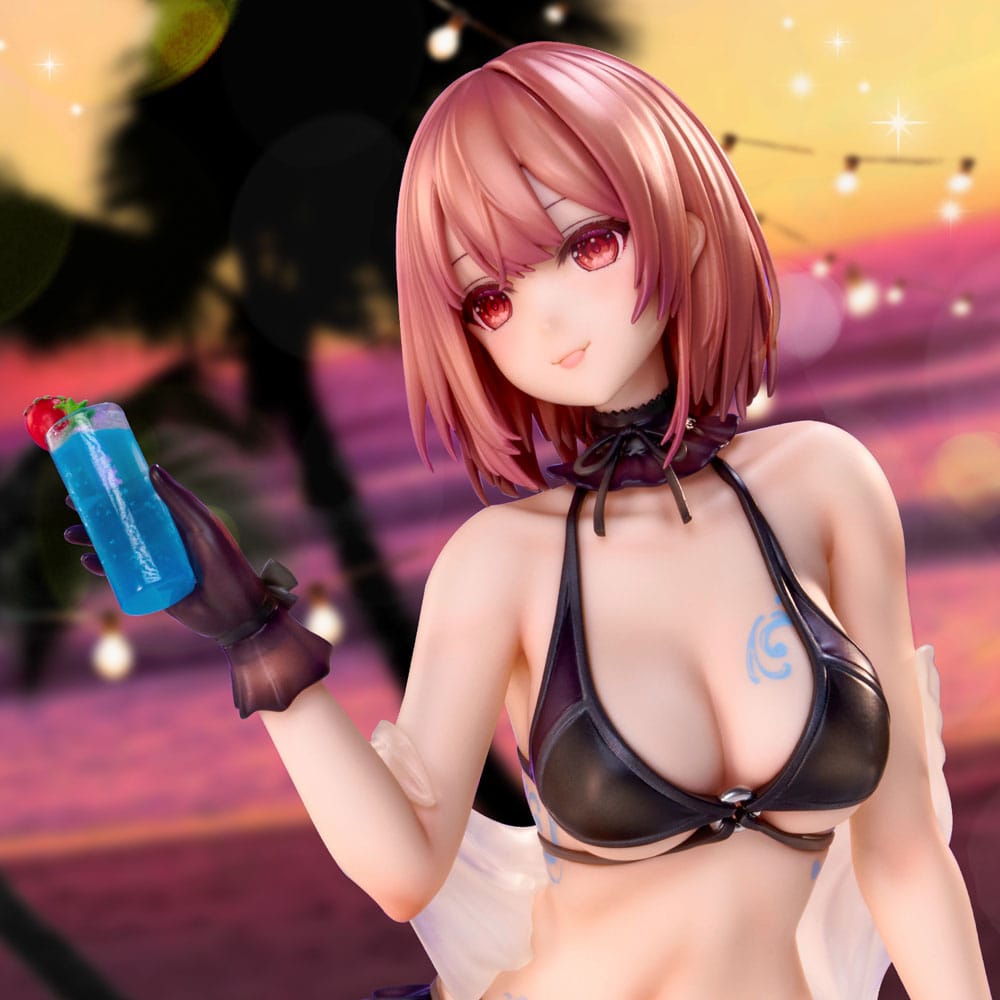 Original Character PVC Statue necömi Illustration One more drink for the vacation 13cm - Scale Statue - Union Creative - Hobby Figures UK