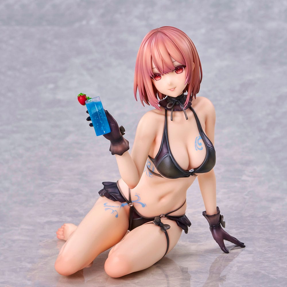 Original Character PVC Statue necömi Illustration One more drink for the vacation 13cm - Scale Statue - Union Creative - Hobby Figures UK