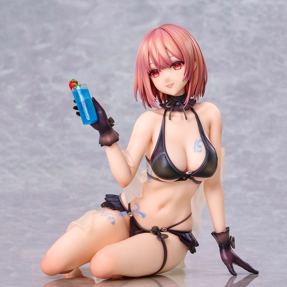 Original Character PVC Statue necömi Illustration One more drink for the vacation 13cm - Scale Statue - Union Creative - Hobby Figures UK