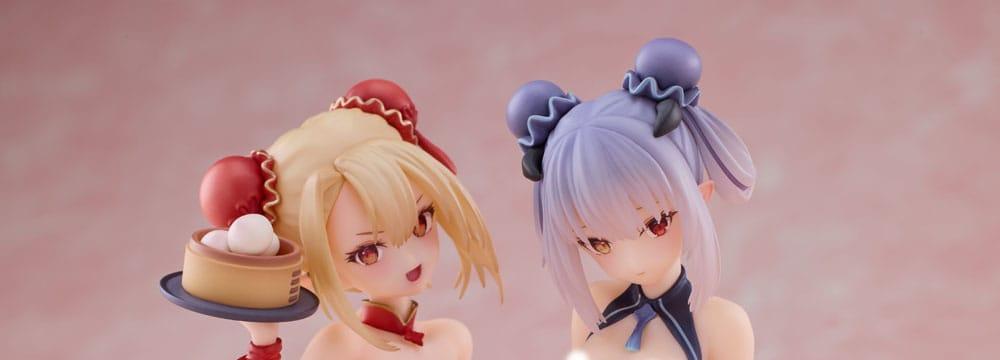 Original Character PVC Statues 1/8 Tamano Kedama Tiffany & Chloe 16cm - Scale Statue - Violet Studio - Hobby Figures UK