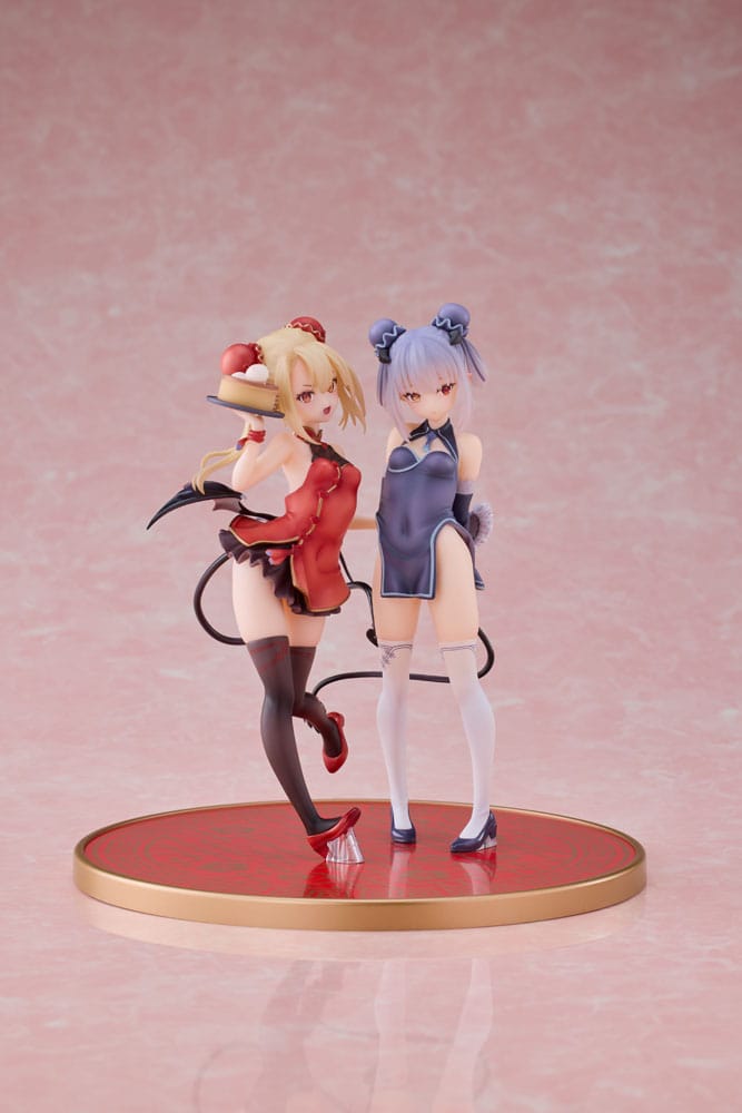 Original Character PVC Statues 1/8 Tamano Kedama Tiffany & Chloe 16cm - Scale Statue - Violet Studio - Hobby Figures UK