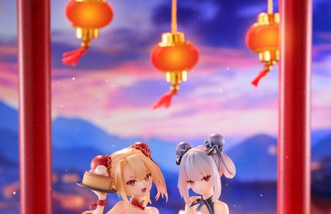 Original Character PVC Statues 1/8 Tamano Kedama Tiffany & Chloe 16cm - Scale Statue - Violet Studio - Hobby Figures UK