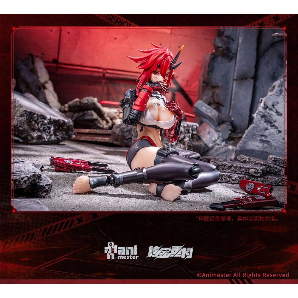 Original Character Seamless Action Figure 1/9 Wolf-Mastiff Force Karas Samurai 20cm - Action Figures - AniMester - Hobby Figures UK