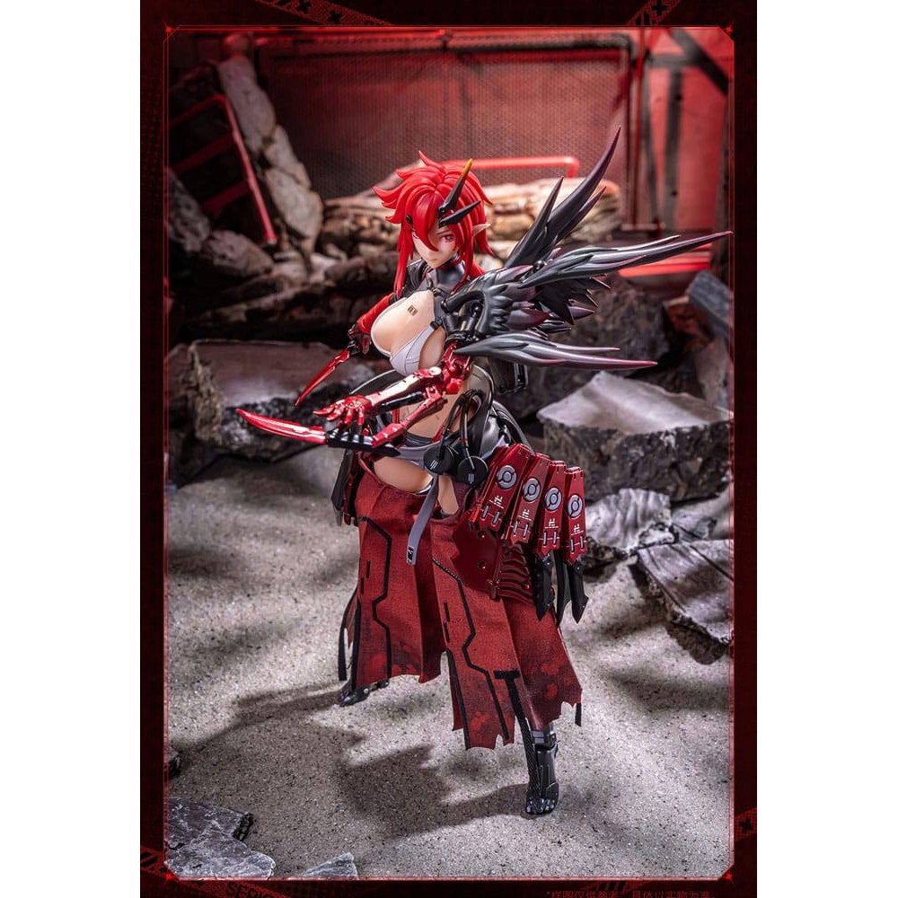 Original Character Seamless Action Figure 1/9 Wolf-Mastiff Force Karas Samurai 20cm - Action Figures - AniMester - Hobby Figures UK
