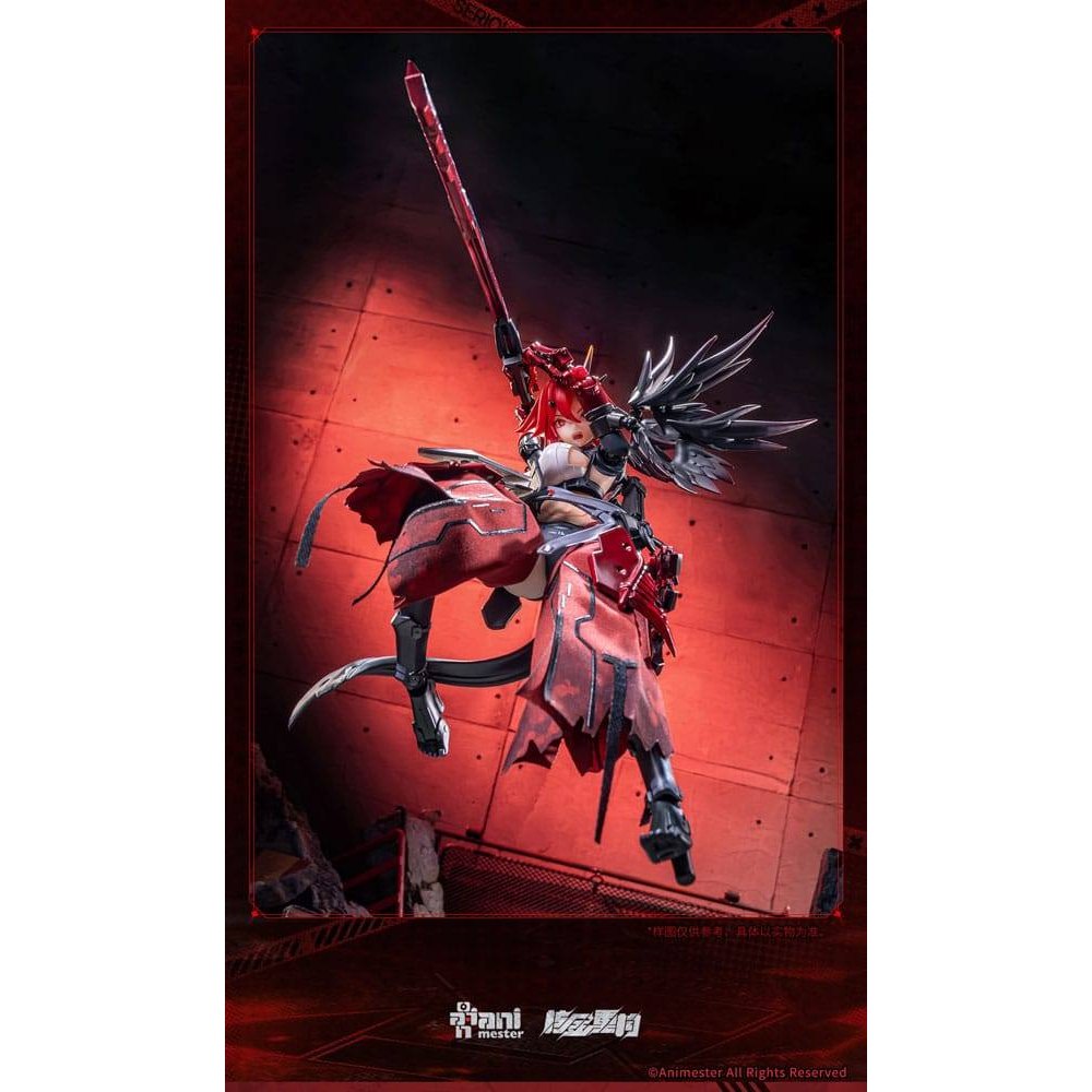 Original Character Seamless Action Figure 1/9 Wolf-Mastiff Force Karas Samurai 20cm - Action Figures - AniMester - Hobby Figures UK