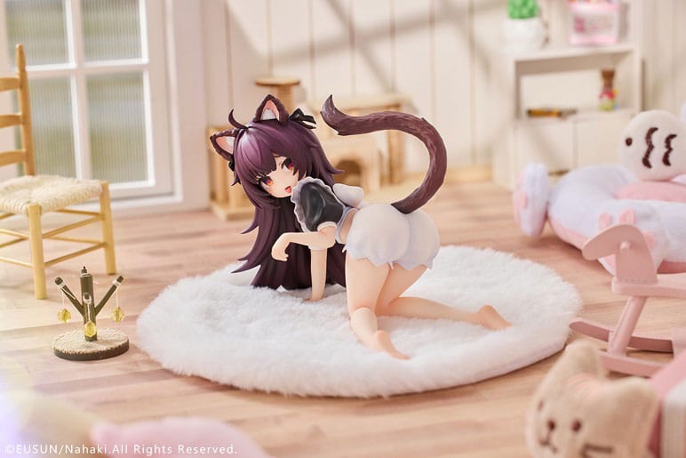 Original Character Statue 1/7 Cat Ear Maid Peng Peng 10cm - Scale Statue - Eusun - Hobby Figures UK