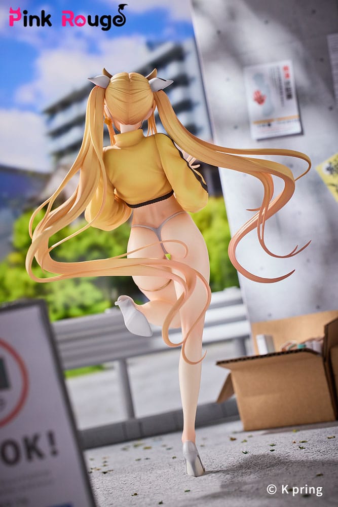 Original Character by Kedama Tamano PVC 1/7 K Pring Sayuri Dairy Cow Special Ver. 24cm - Scale Statue - Pink Rouge - Hobby Figures UK