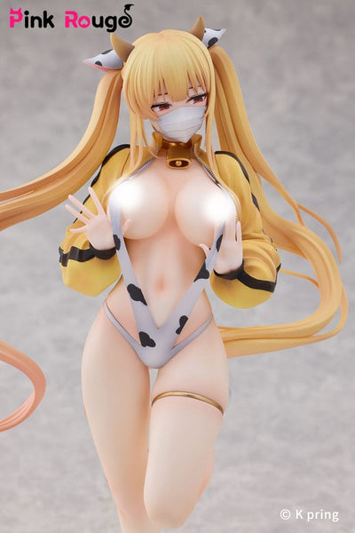 Original Character by Kedama Tamano PVC 1/7 K Pring Sayuri Dairy Cow Special Ver. 24cm - Scale Statue - Pink Rouge - Hobby Figures UK