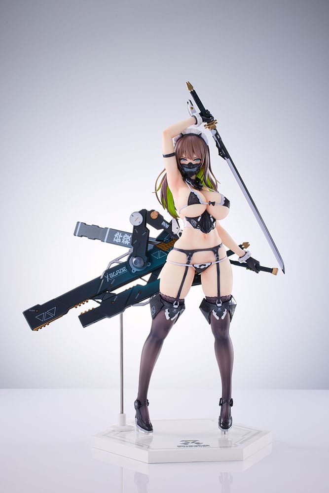 Original Character by Nidy-2D PVC Statue 1/7 Meido-Busou: Blade DX Ver. 27cm - Scale Statue - Alphamax - Hobby Figures UK